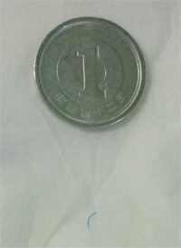 １円玉と並べて比較
